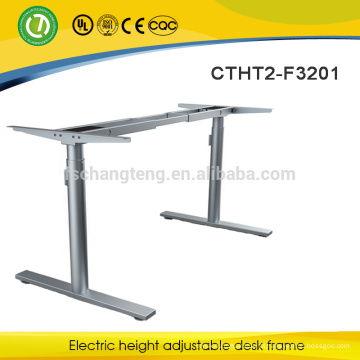 Estrutura de mesa de escritório ajustável em altura de carga de 160kgs com 3C &amp; CE e UL comprovar
